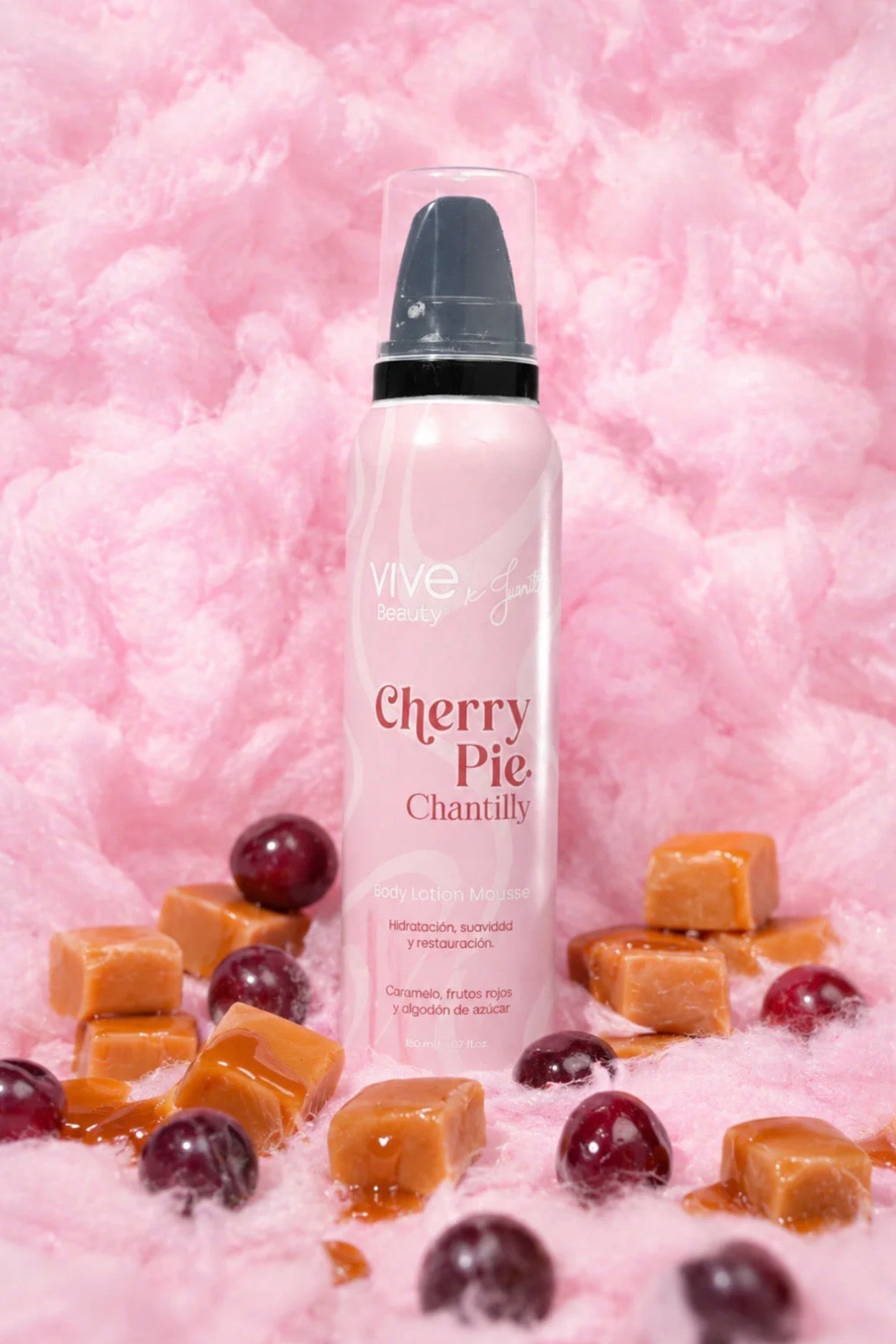 BODY LOTION MOUSSE CHANTILLY CHERRY PIE 150 ML VIVE BEAUTY