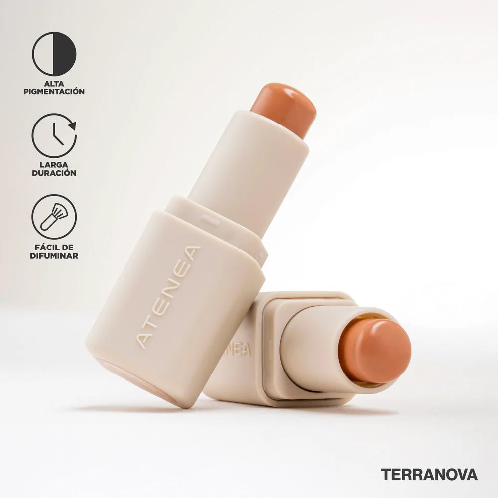 MINI BRONZER CREMOSO EN BARRA TRAVEL SIZE ATENEA
