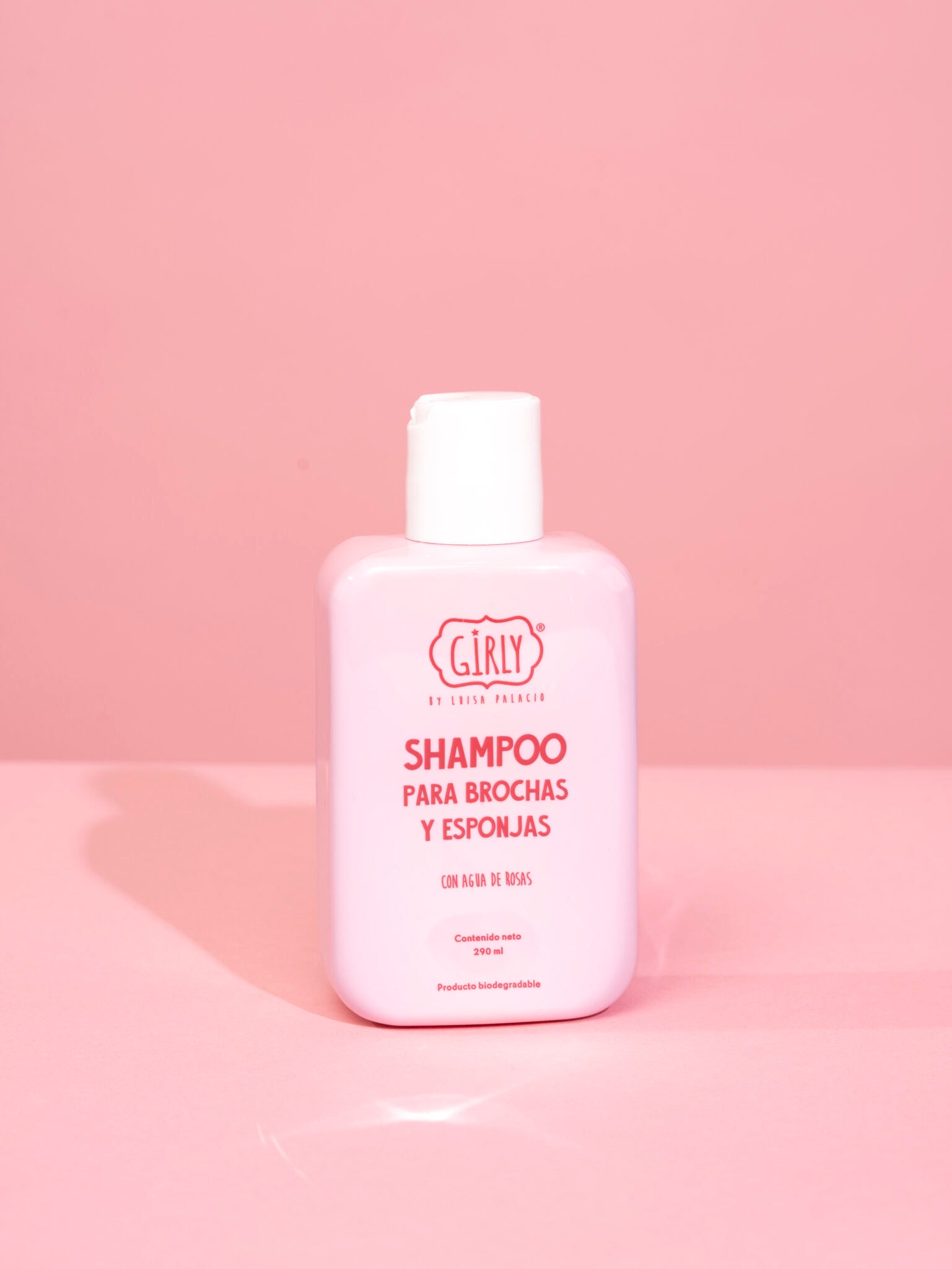 shampoo para brochas y esponjas girly