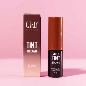 Girly Tint BROWN tinta para labios y mejillas con peptidos