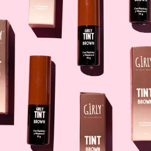 Girly Tint BROWN tinta para labios y mejillas con peptidos